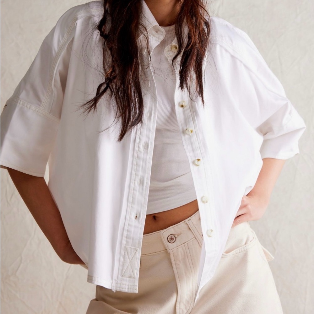 We the Free Seaside Cotton Shirt